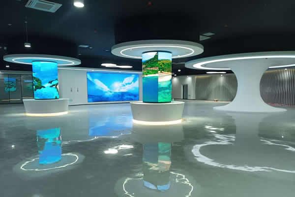 企業(yè)展廳led大屏應用方案